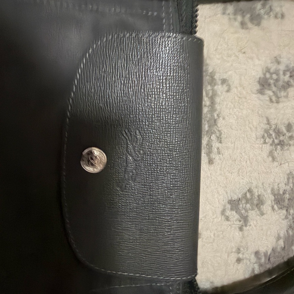 Longchamp dark gray Tote Bag with wear on bottom - Picture 2 of 15